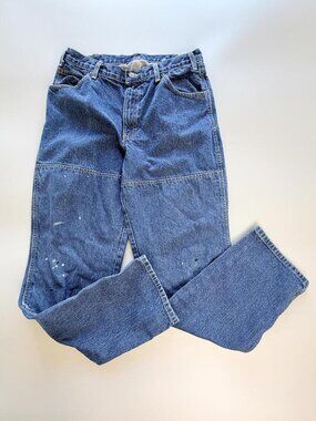 Dickies Carpenter Jeans, Distressed Workwear Denim, 90s‎ Baggy Jeans, 34" Waist